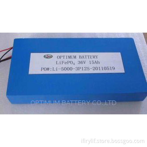 Small Size Soft PVC Housing Electric Bike Lithium Battery 3